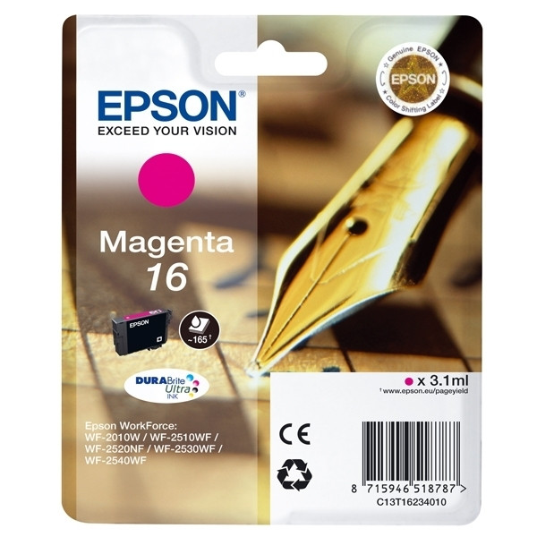 Epson 16 (T1623) cartouche d'encre magenta (d'origine) 026524 - 1