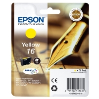 Epson 16 (T1624) cartouche d'encre jaune (d'origine) 026526