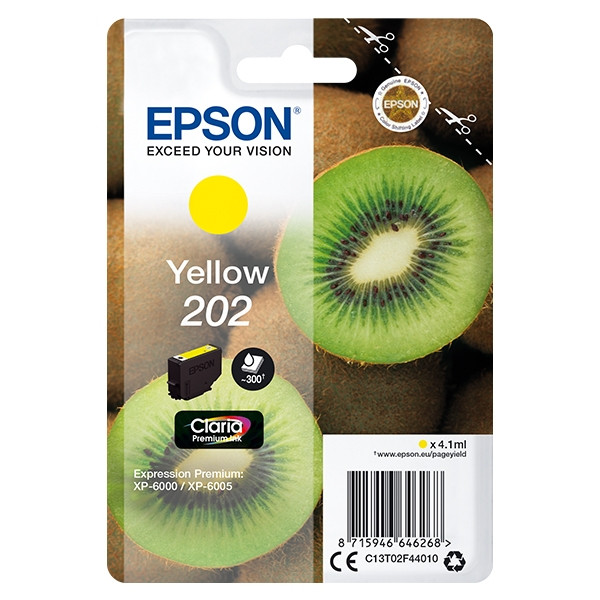 Epson 202 cartouche d'encre jaune (d'origine) 027134 - 1