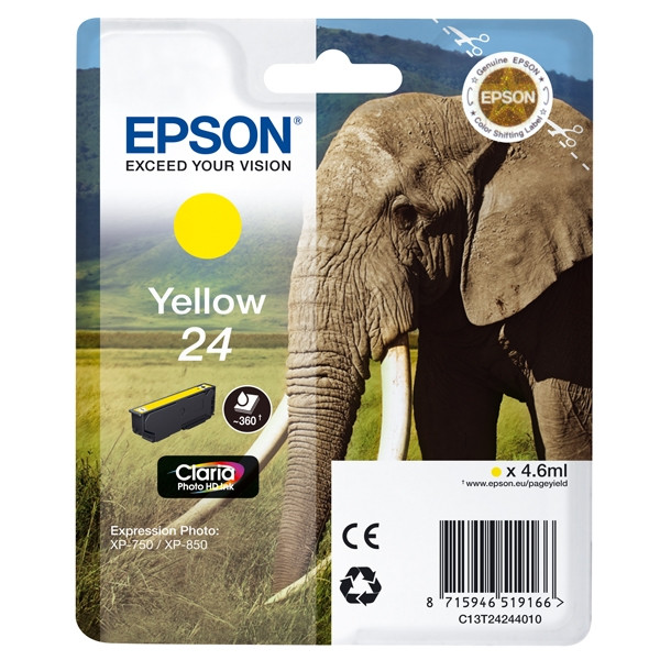Epson 24 (T2424) cartouche d'encre (d'origine) - jaune 026582 - 1