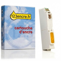 Epson 24 (T2424) cartouche d'encre (marque 123encre) - jaune
