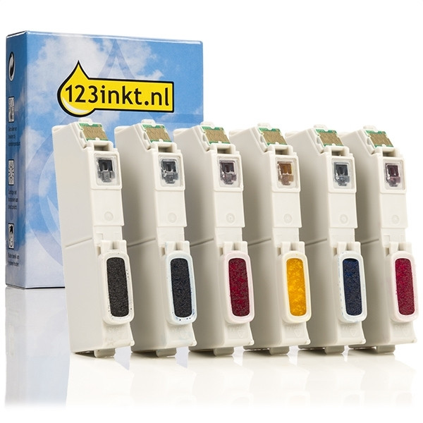 Epson 24 (T2428) multipack 6 couleurs (marque 123encre) 026589 - 1