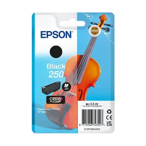 Epson 250 cartouche d'encre (d'origine) - noir 652084 - 1