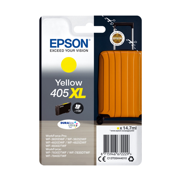 Epson 405XL cartouche d'encre haute capacité (d'origine) - jaune 083552 - 1