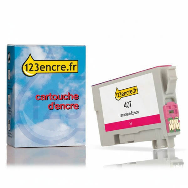 Epson 407 cartouche d'encre (marque 123encre) - magenta 083561 - 1