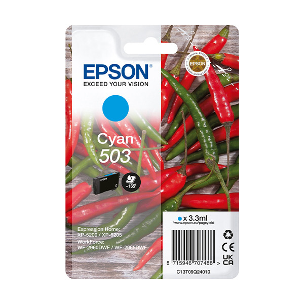 Epson 503 cartouche d'encre (d'origine) - cyan 652042 - 1