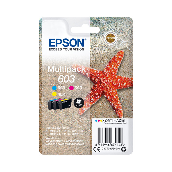 Epson 603 C/M/Y multipack (d'origine) 652027 - 1