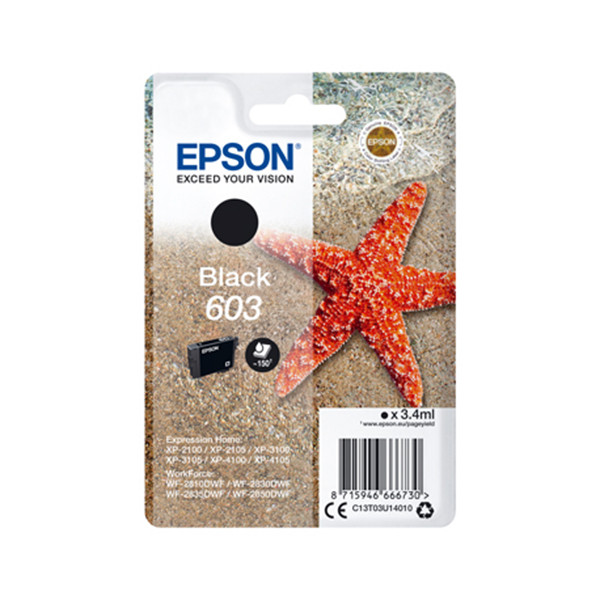 Epson 603 cartouche d'encre noire (d'origine) 903329 - 1