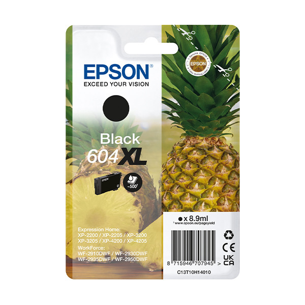 Epson 604XL cartouche d'encre haute capacité (d'origine) - noir 652070 - 1
