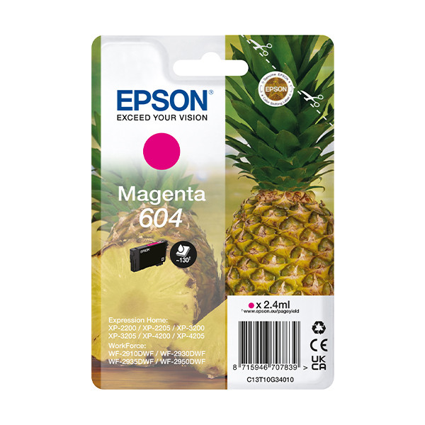 Epson 604 cartouche d'encre (d'origine) - magenta 652064 - 1