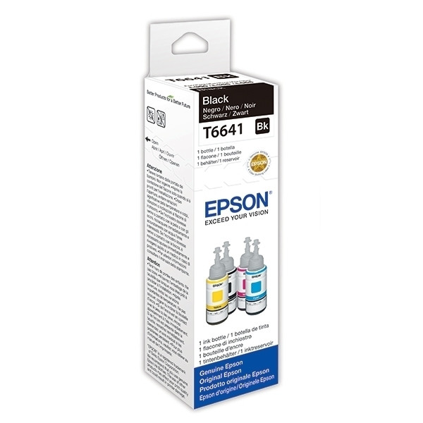 Epson 664 (T6641) réservoir d'encre (d'origine) - noir 026748 - 1