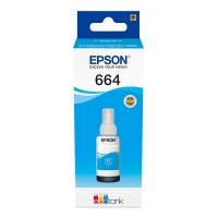 Epson 664 (T6642) réservoir d'encre (d'origine) - cyan 026750