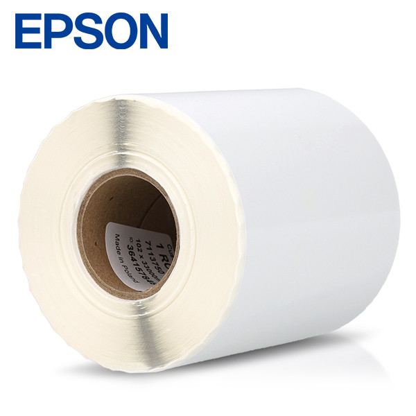 Epson 7113750 étiquette linerless haute brillance 102 mm x 33 m (d'origine) 084258 - 1