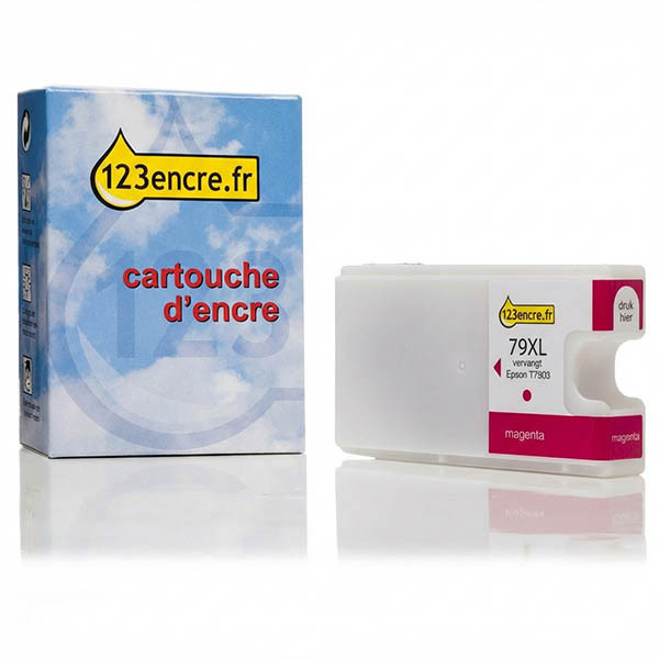 Epson 79XL (T7903) cartouche d'encre magenta haute capacité (marque 123encre) 026657 - 1
