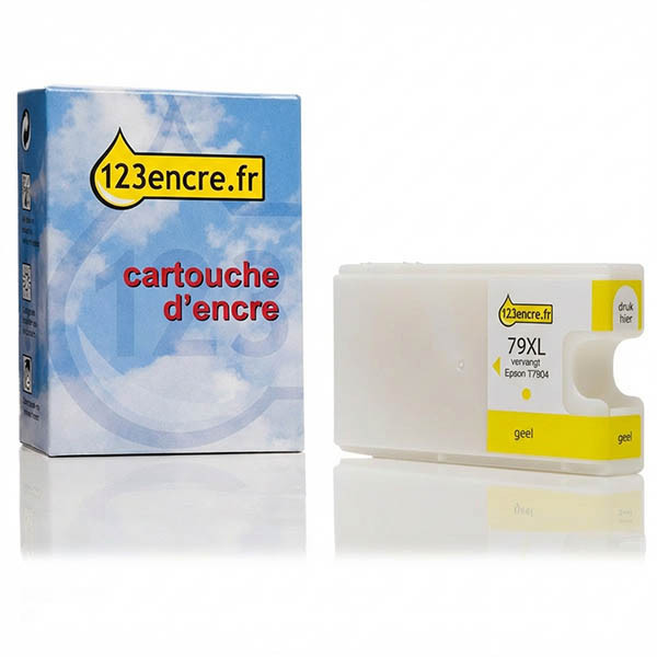 Epson 79XL (T7904) cartouche d'encre jaune haute capacité (marque 123encre) 026659 - 1