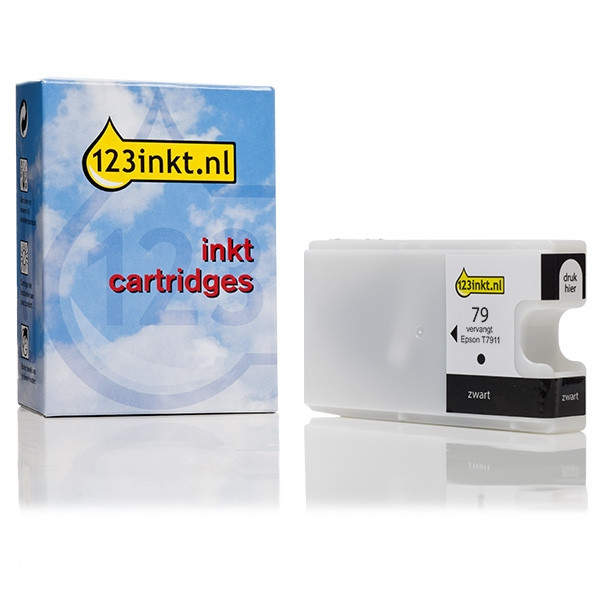 Epson 79 (T7911) cartouche d'encre noire (marque 123encre) 026645 - 1