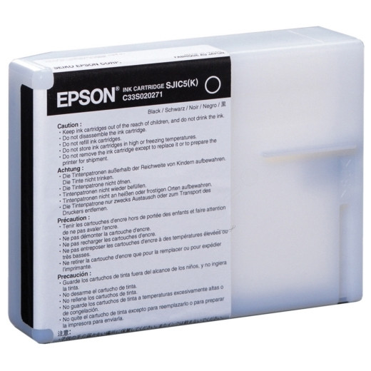 Epson C33S020271 (en SJIC5) cartouche d'encre (d'origine) - noir 080192 - 1