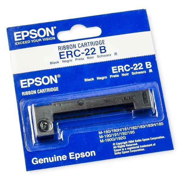 Epson ERC22B ruban encreur noir haute capacité (d'origine) 080206 - 1