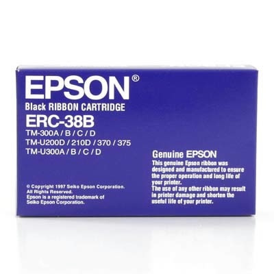 Epson ERC38B ruban encreur noir (d'origine) 080155 - 1