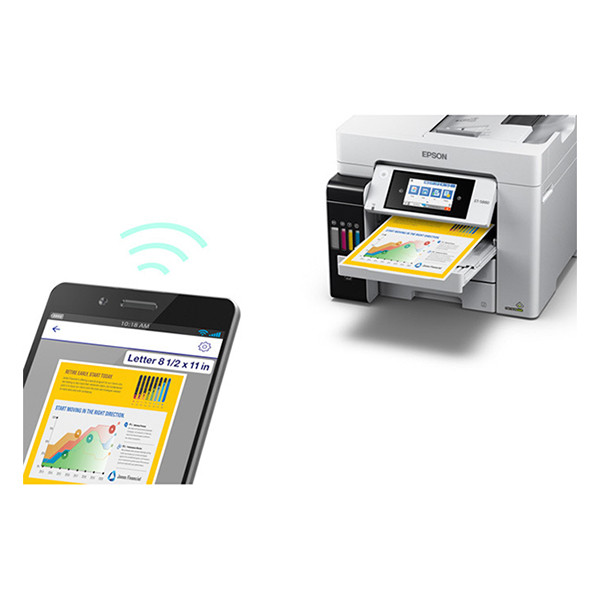 Epson EcoTank pro ET-5885 imprimante à jet d'encre multifonction avec wifi (4 en 1) 831964 - 5