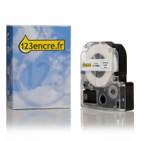 Epson LK-3WBN cassette à ruban standard 9 mm (marque 123encre) - noir sur blanc 083179