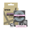 Epson LK-4PAS ruban 12 mm (d'origine) - gris sur rose 084462 - 1
