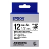 Epson LK-4WBQ ruban thermocollant 12 mm (d'origine) - noir sur blanc