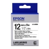 Epson LK-4WBW ruban d'étiquettes extra adhésives 12 mm (d'origine) - noir sur blanc 083192 - 1