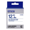 Epson LK-4WLN ruban standard 12 mm (d'origine) - bleu sur blanc 083200 - 1