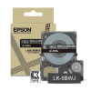 Epson LK-5BWJ ruban mat 18 mm (d'origine) - blanc sur noir 084420 - 1