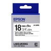 Epson LK-5WBN ruban d'étiquettes 18 mm (d'origine) - noir sur blanc 083152 - 1