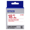 Epson LK-5WRN ruban d'étiquettes standard 18 mm (d'origine) - rouge sur blanc 083240 - 1