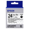 Epson LK-6TBN ruban d'étiquettes 24 mm (d'origine) - noir sur transparent 083262 - 1