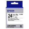 Epson LK-6WBN ruban standard 24 mm (d'origine) - noir sur blanc 083268 - 1