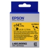 Epson LK-6YBA14 ruban thermorétractable - noir sur jaune 14 mm (d'origine) 083298 - 1