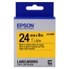Epson LK-6YBP ruban d'étiquettes 24 mm (d'origine) - noir sur jaune pastel 083266 - 1