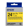 Epson LK-6YBVN ruban d'étiquettes 24 mm (d'origine) - noir sur jaune 084356 - 1