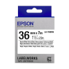 Epson LK-7WBVN ruban d'étiquettes 36 mm (d'origine) - noir sur blanc 084358 - 1