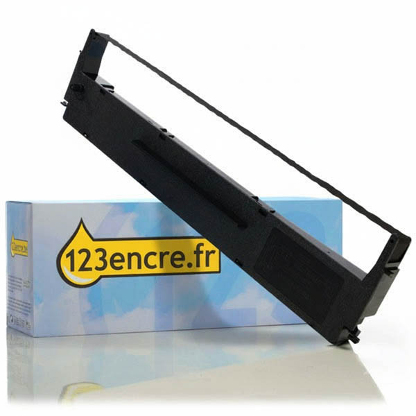 Epson S015021 (# 7753) ruban d'encre noire (marque 123encre) 080025 - 1
