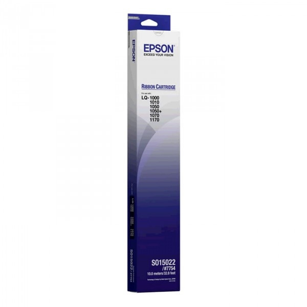 Epson S015022 (# 7754) ruban encreur noir (d'origine) 080030 - 1