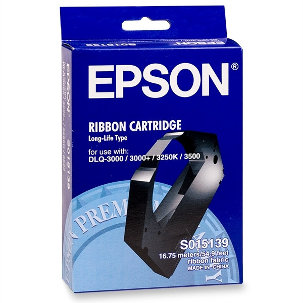 Epson S015139 ruban encreur noir (d'origine) 080186 - 1
