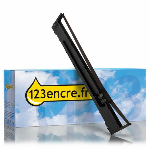 Epson S015336 ruban (marque 123encre) - noir 080161 - 1