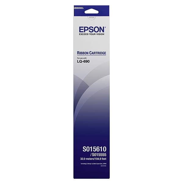 Epson S015610 ruban encreur noir (d'origine) 083150 - 1