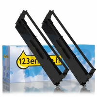 Epson S015647 ruban encreur 2 pièces (marque 123encre) - noir 084315