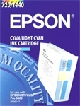 Epson S020147 cartouche d'encre cyan/cyan clair (d'origine) 020407
