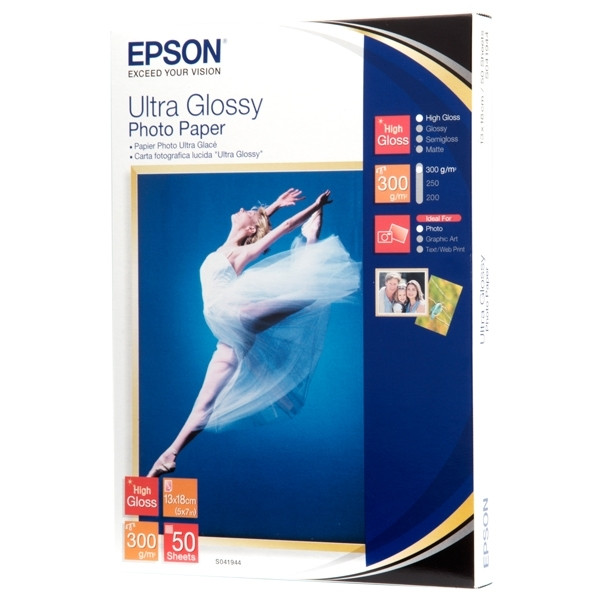 Epson S041944 Ultra Glossy papier photo 300 g/m² 13 x 18 cm (50 feuilles) 153016 - 1