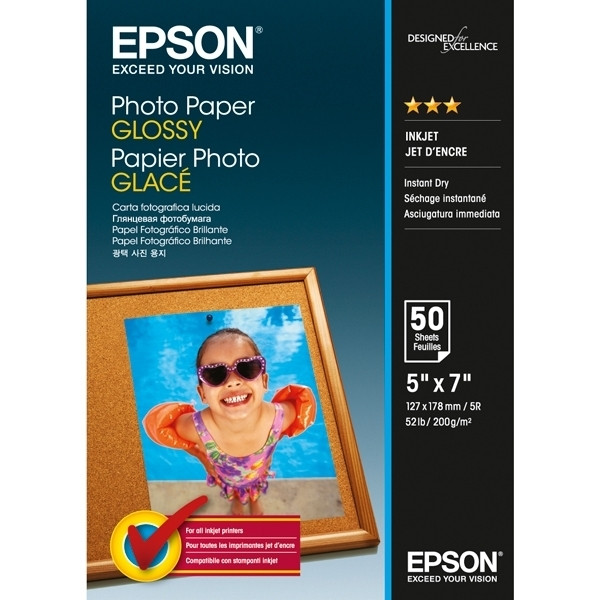 Epson S042545 papier photo brillant 200 g/m² 13 x 18 cm (50 feuilles) 153014 - 1