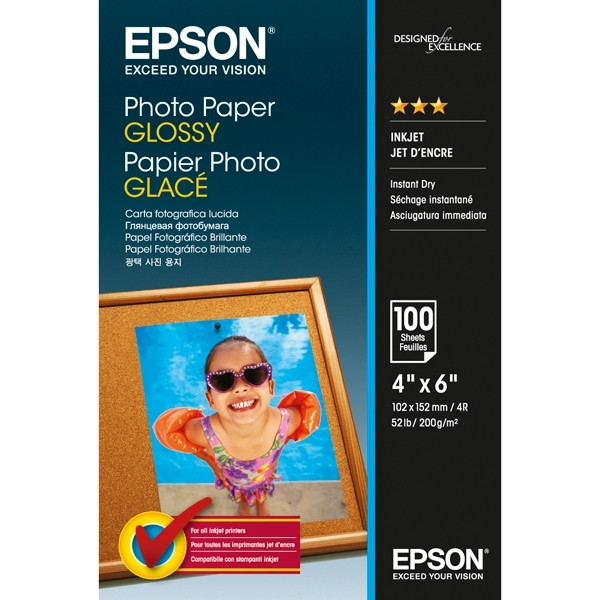 Epson S042548 Glossy papier photo 200 g/m² 10 x 15 cm (100 feuilles) 153004 - 1