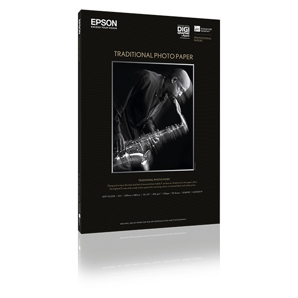 Epson S045052 Traditional papier photo 330 g/m² A2 (25 feuilles) 153047 - 1