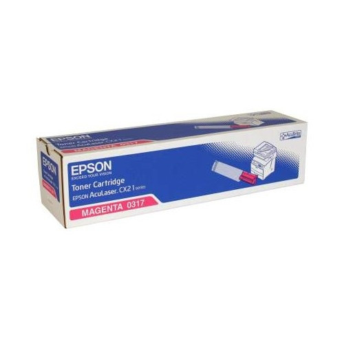 Epson S050317 toner (d'origine) - magenta 028125 - 1